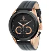Image de Montre Maserati  En Cuir Noir
