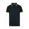 Image de U-power - Polo De Travail Way En Coton Extensible, Coupe AjustÃ©e, Noir M