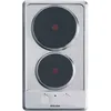 Image de Table de cuisson électrique Glem GT320IX - 2 plaques de cuisson - Niche - largeur : 26.5 cm - profondeur : 48 cm - acier inoxydable