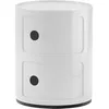 Image de KARTELL table de chevet COMPONIBILI Ã  deux Ã©lÃ©ments (Blanc - ABS)