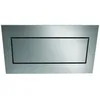Image de Falmec Design Quasar Vetro - Hotte - hotte dÃ©corative - largeur : 90 cm - profondeur : 46.2 cm - evacuation & recyclage - sans moteur - verre gris