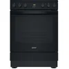 Image de Indesit IS67V5CCB/FR four et cuisiniÃ¨re Electrique CÃ©ramique Noir