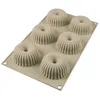 Image de Moule Ã GÃ¢teau Fantaisie Silikomart Silicone 3d 6 Mini-Raggio - Siliko