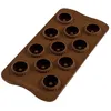 Image de Moule En Silicone Pour 11 Choco Crown De 3 Cm