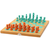 Image de Coffret en Bois Jeu d'échecs et de Dames
