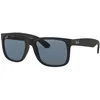 Image de Lunette De Soleil Rectangulaire Ray-Ban Noir - M
