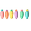 Image de Set De 6 Mini Surligneurs Pastel Caratte Team - Multicolore