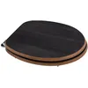 Image de ABATTANT UNIVERSEL EN MDF POUR TOILETTES EN CHÃNE FONCÃ