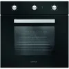 Image de Airlux Stylish AFSCW21BK - Four - intÃ©grable - niche - largeur : 55.6 cm - profondeur : 55 cm - hauteur : 60 cm - avec systÃ¨me auto-nettoyant - noir