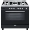 Image de Glem GE960CMBK2 CuisiniÃ¨re Noir brillant