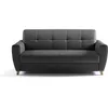 Image de CanapÃ© convertible express 3 places SKY - Tissu Anthracite - 192 x 100 x 88 cm