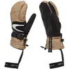 Image de Oakley - Moufles à 3 doigts chaudes et imperméables - Timberline 3-Finger Pebble pour Homme en Cuir - Taille M - Beige