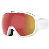 Image de Masque de ski BLIZ Charge OTG (MATT WHITE W BLACK LOGO - BROWN RED - CAT.3)