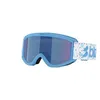 Image de Masque de ski BLIZ PIXIE (MATTE BLUE - Brown/blue multicolor) enfant