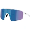 Image de Bliz - Lunettes de soleil robustes et légères - P001 White Grey W Blue Mirror - Blanc
