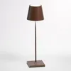 Image de Lampe Ã Poser Led Poldina Batterie, Portable, Brun