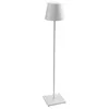 Image de Zafferano Lampe De Table Ou Lampadaire Pour L'extÃ©rieur Poldina Pro Xxl (Blanc - Aluminium Peint Et Polycarbonate)