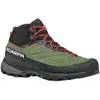 Image de Scarpa - Chaussures d'approche en GORE-TEX - Rapid XT Mid GTX W Birch Coral pour Femme en Cuir - Taille 39 - Vert