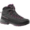 Image de La Sportiva - Chaussures d'approche en GORE-TEX® - TX4 Evo Mid Woman GTX Carbon/Springtime pour Femme en Cuir - Taille 38 - Noir