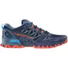 Image de La Sportiva - Chaussures de trail - Bushido III Deep Sea/Cherry Tomato pour Homme - Taille 45 - Bleu