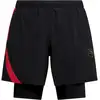 Image de La Sportiva - Short léger et respirant - Flow 5" Short M Black/Yellow en Silicone - Taille L - Noir