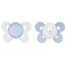 Image de Sucette en silicone Chicco Physio Confort Enfant 0-6 M 2u