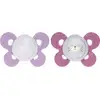 Image de Sucette en silicone Chicco Physio Confort fille 16-36 M 2u