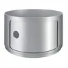 Image de KARTELL table de chevet COMPONIBILI Ã  un Ã©lÃ©ment (Pas de couverture) (Silver H 23,50 cm - 4953 - ABS)