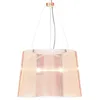 Image de Kartell Lampe Ã Suspension GÃ© Ge (Rose - Polycarbonate 2.0 Ã Partir De MatiÃ¨re PremiÃ¨re Renouvelable)