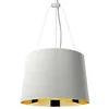 Image de Kartell Lampe Ã Suspension GÃ© Ge (Blanc - Or - Polycarbonate 2.0 Ã Partir De MatiÃ¨re PremiÃ¨re Renouvelable)