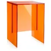 Image de KARTELL by Laufen table tabouret MAX-BEAM (Orange Tangerine - PMMA transparent)
