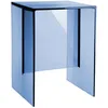 Image de KARTELL by Laufen table tabouret MAX-BEAM (Bleu coucher de soleil - PMMA transparent)