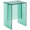 Image de KARTELL by Laufen table tabouret MAX-BEAM (vert acquamarina - PMMA transparent)