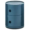 Image de KARTELL table de chevet COMPONIBILI Ã  deux Ã©lÃ©ments (Bleu - ABS)