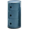 Image de KARTELL table de chevet COMPONIBILI Ã  trois Ã©lÃ©ments (Bleu - ABS)