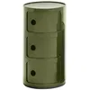Image de KARTELL table de chevet COMPONIBILI Ã  trois Ã©lÃ©ments (Vert - ABS)