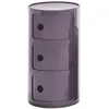 Image de KARTELL table de chevet COMPONIBILI Ã  trois Ã©lÃ©ments (Violet - ABS)