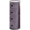 Image de KARTELL table de chevet COMPONIBILI Ã  quatre Ã©lÃ©ments (Violet - ABS)