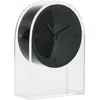 Image de KARTELL horloge de table AIR DU TEMPS (Cristallo / noir - techno-polymÃ¨res termoplastique)