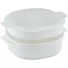 Image de Care + Protect CMVDS8003 boÃ®te hermÃ©tique alimentaire Ovale contenant 4 L Transparent, Blanc