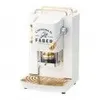 Image de Faber Pro Deluxe CafetiÃ¨re Dosettes 44mm Laiton Blanc Pur