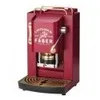 Image de Faber Pro Deluxe CafetiÃ¨re Dosettes 44mm Laiton Rouge Cerise
