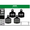 Image de Jeux de plaquettes de frein 4 pistons Galfer Bike Hope DH4 (x2) 20 mm
