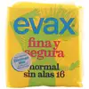 Image de Evax Serviettes Hygiéniques Fine & Safe Normal Sanitaires 16 Unités