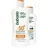 Image de Babaria Lotion Crème Solaire Spf50 Plus 200 ml Coffret 2 Pièces