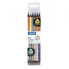 Image de Pochette De 6 Crayons Bicolores Corps Triangulaire Assortiment