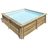 Image de Piscine bois City 2,25 x 2,25 x 0,68 m - GrÃ©