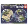 Image de Genuine  2x800 Puzzle Rond PlanÃ¨te Terre