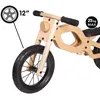 Image de Woomax 85374 Classic 12 VÃ©lo Sans PÃ©dales En Bois Multicolore