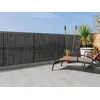 Image de Canisse SynthÃ©tique, Imitation Osier Naturel Fency Wick - Anthracite - 1 X 3 M